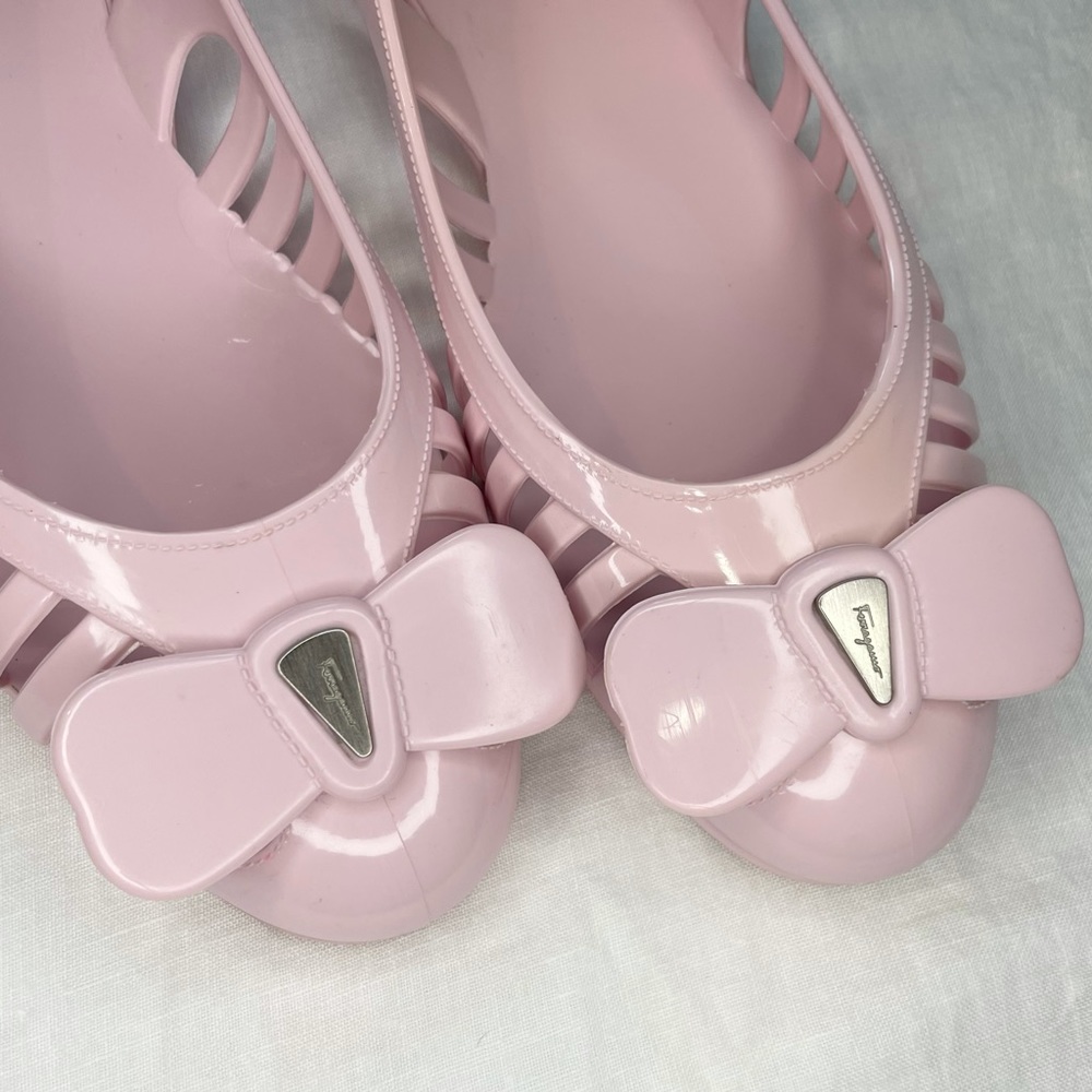 Salvatore Ferragamo Spiffy Ballet Flats Pink 8 - Picture 3 of 8